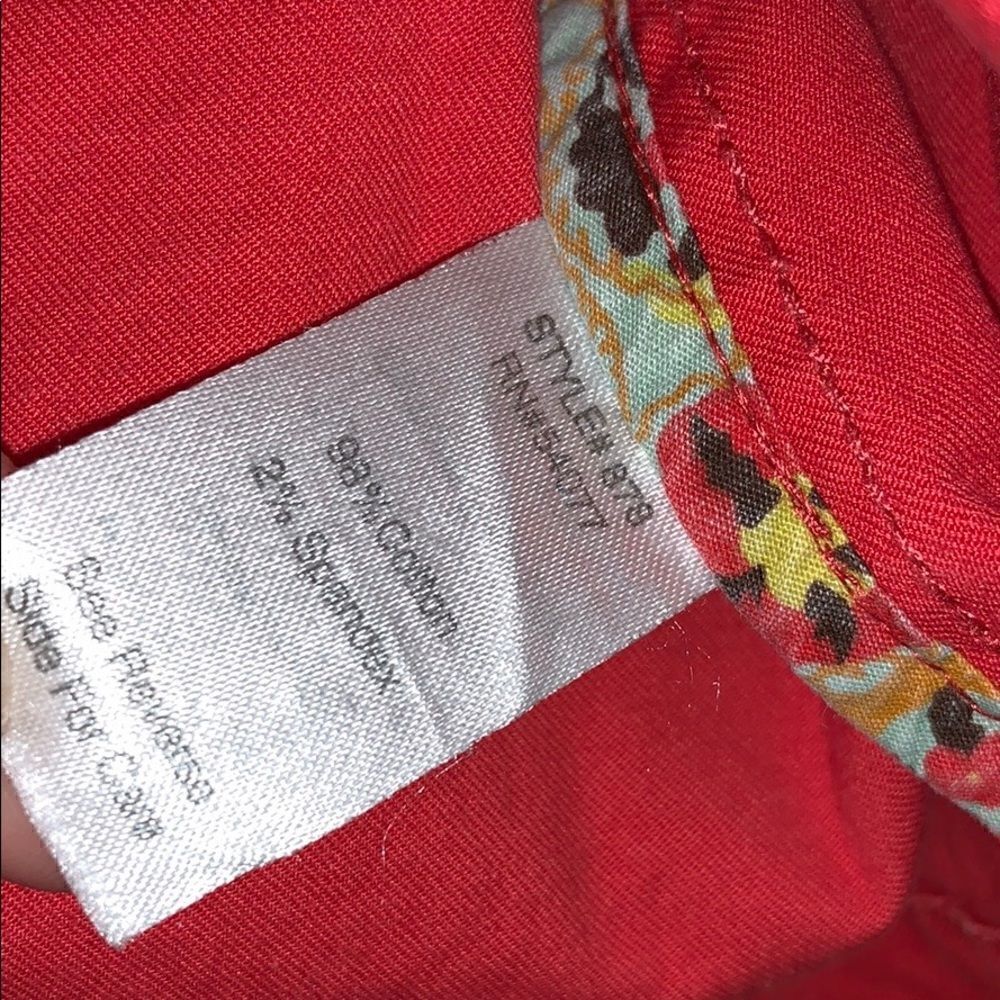 Cabi Red one button blazer - Picture 7 of 7